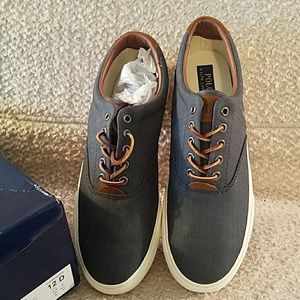 Men's Shoes - Polo by Ralph Lauren 12D Navy Canvas